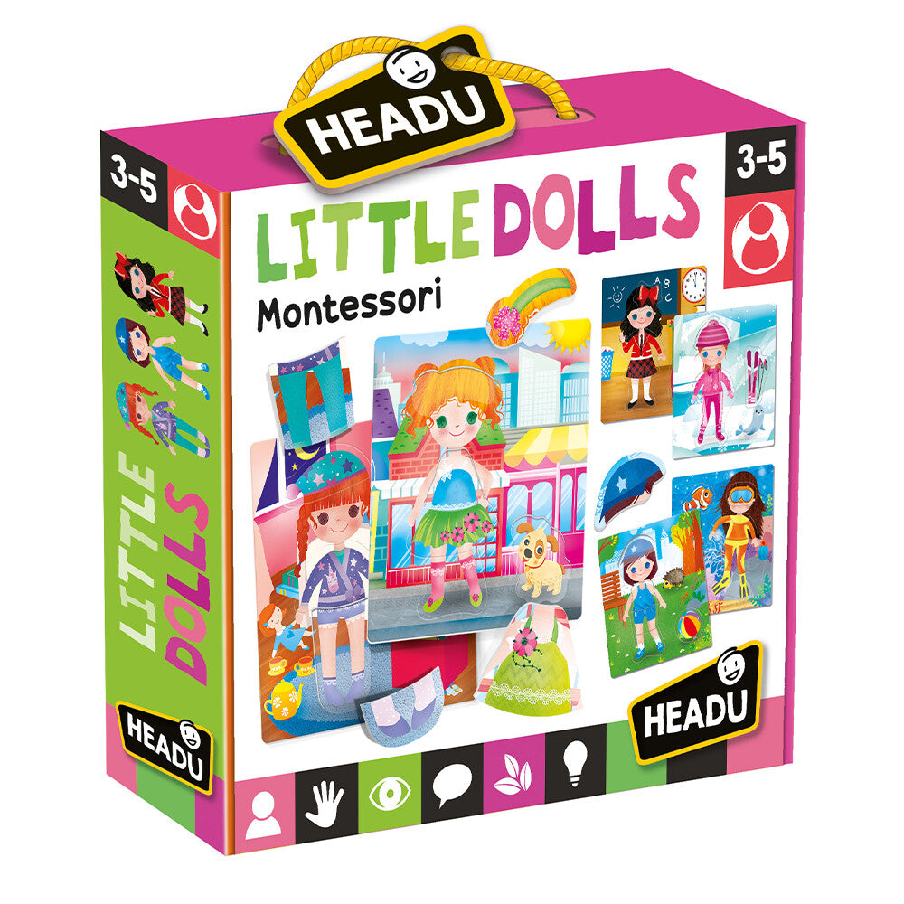 HEADU KÜÇÜK BEBEKLER MONTESSORİ BUL-TAK KARTLARI - MU24827